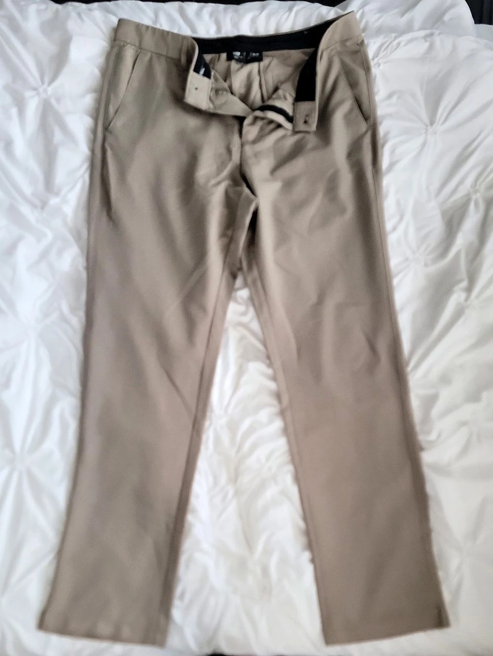 Ted Gorean Golf Pants Beige Waist 36x34